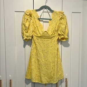 For Love And Lemons Floral Embroidered Dress